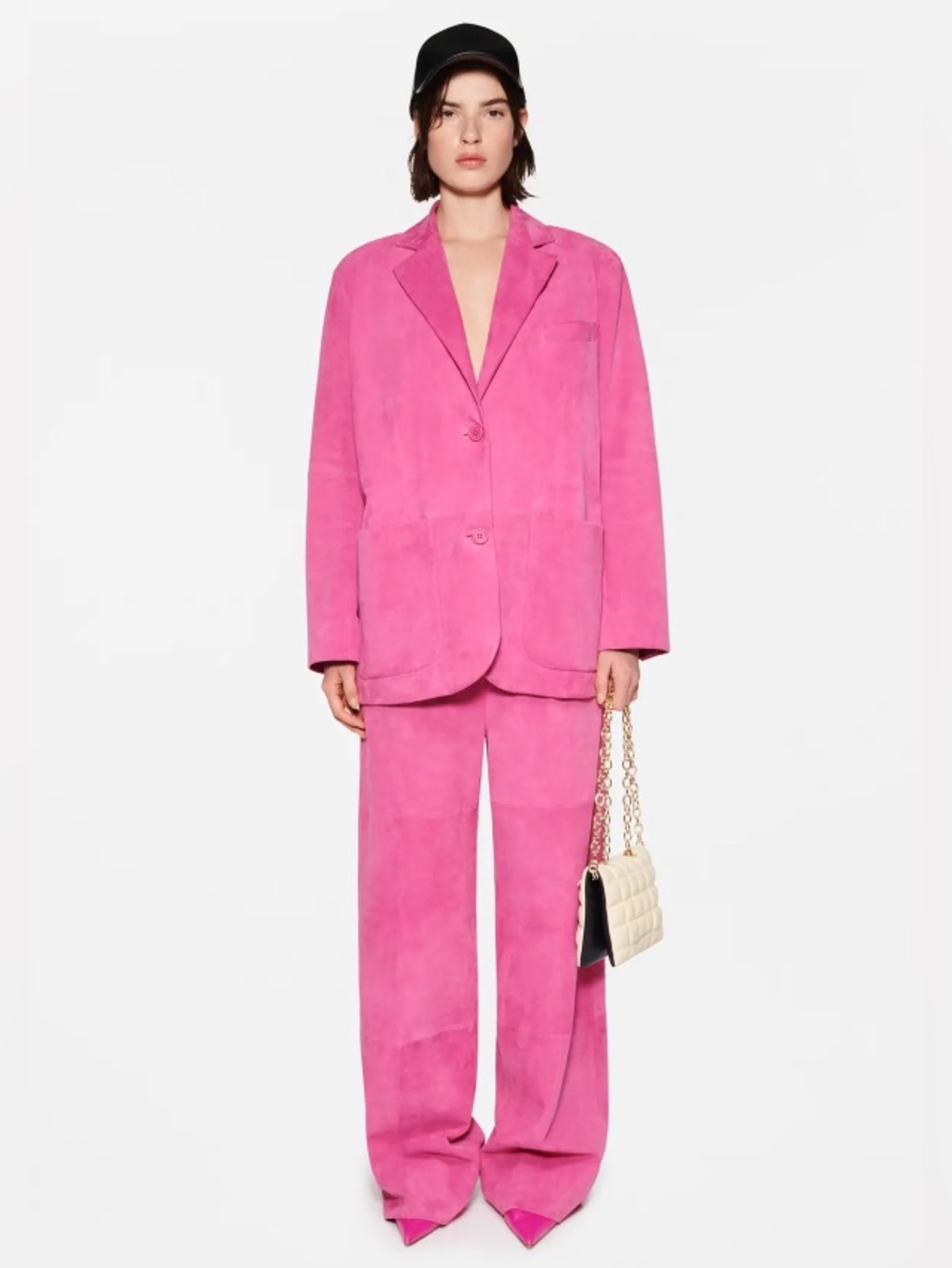 STAND STUDIO Suede Blazer Sz 36